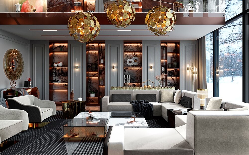 A Unique Bespoke Living Room With A Modern Classic Touch