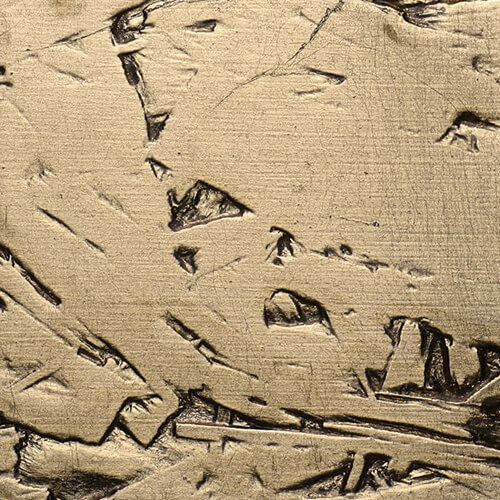 Gold Leaf On Particle Board