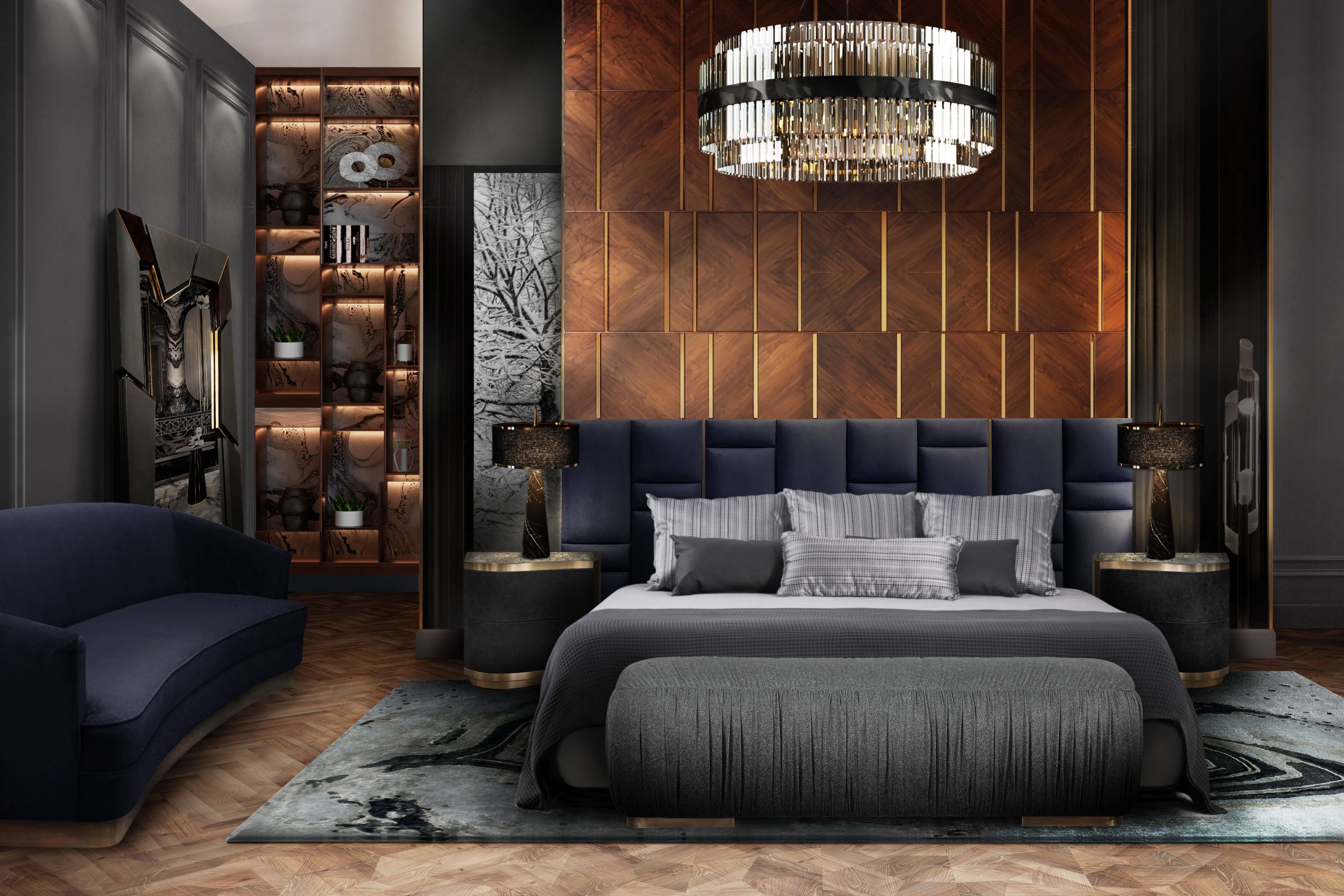 MASTER BEDROOM WITH A MODERN TOUCH